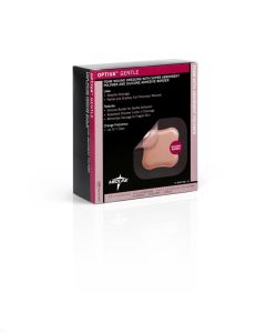 Box of Medline Optiva Gentle Border Dressings MSC6644EP