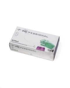 Box of Medline Professional Nitrile Exam Gloves Aloe Green Small