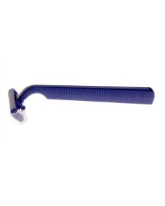 Box of Medline Twin Blade Facial Razors Blue BRN1312Z