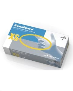 Box of SensiCare Nitrile Exam Gloves | Blue | X-Small