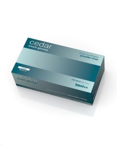 Case of Cedar Vinyl Synthetic Exam Gloves | Clear | Small