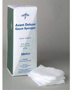 Case of Medline Avant Deluxe Sterile Gauze Sponges NON264442