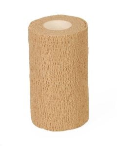 Medline Caring Non Sterile Latex Self Adherent Wrap Tan PRM086001