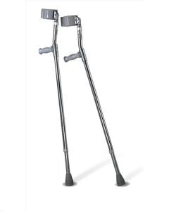 Case of Medline Crutch XL Super Replacement Tip Gray MDS80265W