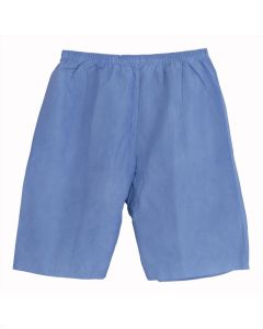 Medline Disposable Exam Shorts in Blue in Medium NON27209M Medium