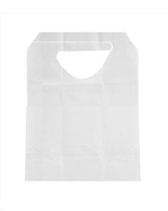 Case of Medline Disposable Slip-On Adult Bibs in White NON24268 |