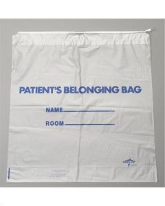 Case of Medline Drawstring Patient Belonging Bags White NON026310