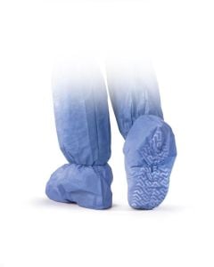 Medline Non Skid Multi Layer Boot Covers Blue NON27143Z