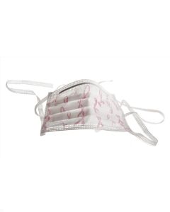 Medline Pink Ribbon Surgical Face Masks Breast Cancer Logo NONRIBBON
