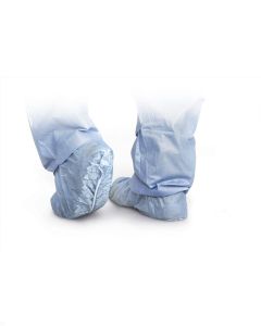 Medline Polypropylene Non-Skid Shoe Covers in Blue in X-Large CRI2003 X-Large