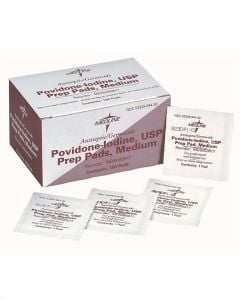 Case of Medline Povidone Iodine Prep Pads MDS093917H