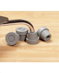 Case of Medline Quad Cane Tips Gray G02162