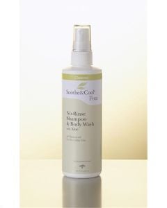 Case of 5 Medline Soothe & Cool No Rinse Shampoo & Body Wash MSC095440H