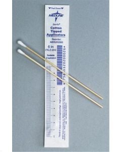 Case of Medline Sterile Cotton Tipped Applicators MDS202000Z