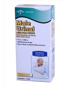 Case of Medline Supreme Urinals Clear DYND80235R