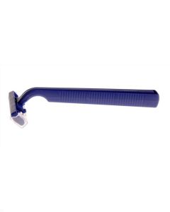 Case of Medline Twin Blade Facial Razors Blue BRN1312