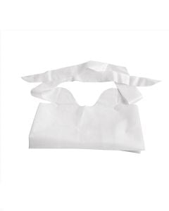 Case of Medline Waterproof Plastic Bibs in White NON24267A |