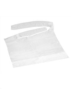 Case of Medline Waterproof Plastic Bibs in White NON24267C |