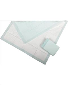 Case of 75 Protection Plus Polymer Underpads - Green | 75 36" X 30"