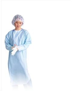 Thumbs Up Polyethylene Isolation Gown in Blue in X-Large NONTH200 X-Large