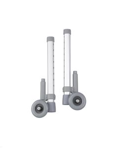3" Wheels Rear Glide Walker Brakes by Drive Medical