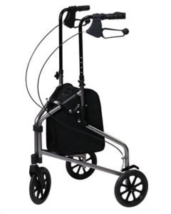 Lumex GF 3-Wheel Cruiser, Aluminum Rollator, Pewter Metallic