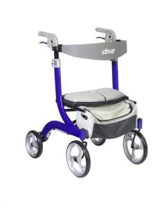 Blue Nitro DLX Euro Style Walker by Drive Medical RTL10266BL-HS