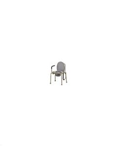 DROP ARM COMMODE- GRAY by Nova