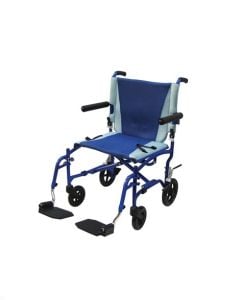 TranSport Aluminum Transport Wheelchair by Drive Medical TS19