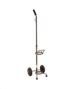 Silver vein Steel Roscoe Adjustable Oxygen Carts - Roscoe Medical
