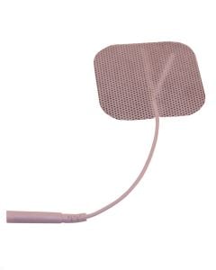  Electrodes, Foil Bag, 2.0" x 2.0", White Cloth - Current Solutions