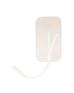  Electrodes, Foil Bag, 2.0" x 3.5", White Cloth - Current Solutions