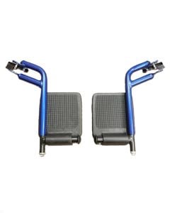 Footrests Expedition Transport Chair Blue Drive Medical EXPLTSF-BL