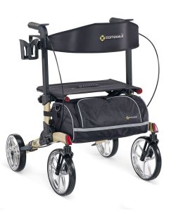 Tipo Petite Champagne Rollator Walker by Comodita, COM 911