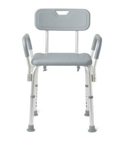 Medline Basic Shower Chair with Back and Arms G2-100KHX1