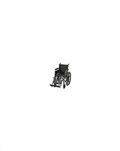 HAMMERTONE WHEELCHAIR- 16 INCH LIGHTWEIGHT WITH FLIP BACK FULL ARMS & ELEVATING LEGREST by Nova
