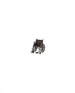 HAMMERTONE WHEELCHAIR- 20 INCH LIGHTWEIGHT WITH FLIP BACK DETACHABLE ARMS & SWINGAWAY FOOTREST by Nova