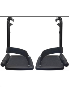 Footrests for Transport Chair 352BK by Nova, VT-F100BK