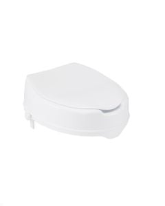 Drive Raised Toilet Seat with Lock and Lid, Standard Seat, 4"