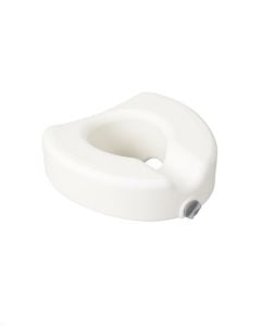 Drive Premium Plastic Raised Toilet Seat with Lock, Elongated