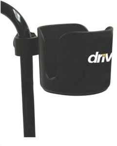 Cup Holder For Walkers Rollators and Wheelchairs by Drive Medical | Universal stds1040s