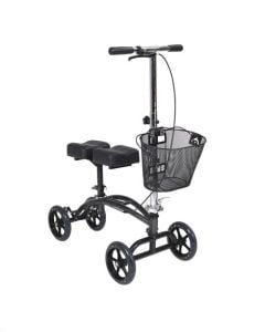 Dual Pad Steerable Knee Walker with Basket by Drive Medical