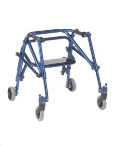 Nimbo Posterior Walker with Seat Small Knight Blue Drive Medical KA2200S-2GKB