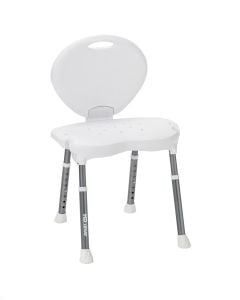 MD by Drive Medical Folding Shower Chair, MD770525WH