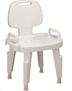 Medline Composite Bath Benches with Back MDS89755RH