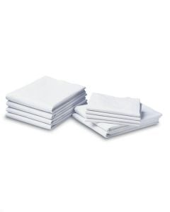 Six Cotton Cloud Muslin Draw Sheets White MDTDS4M72Z