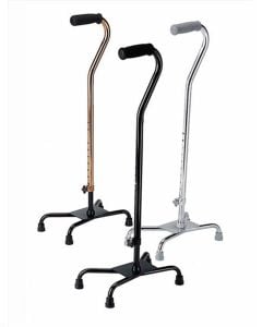 Medline Aluminum Quad Canes Chrome MDS86222CHR
