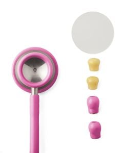 Medline Elite Stainless Steel Stethoscopes Pink MDS92290