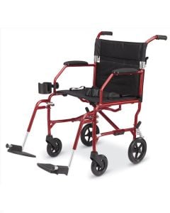 Medline Freedom Transport Chairs Red MDS808200SLRR