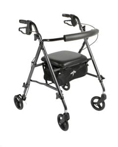 Medline Freedom Ultralight Rollators Black MDS86825SLBLK